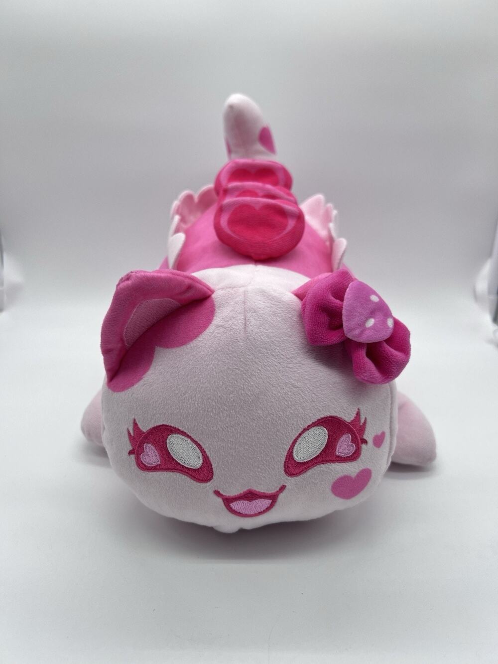 2024 Aphmau Meemeows KC Cake Cat Mysyery Plush 11" Valentine's Hearts Pink Red